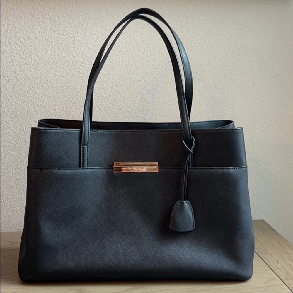 Kate Spade Black Patent Leather Large Tote Purse